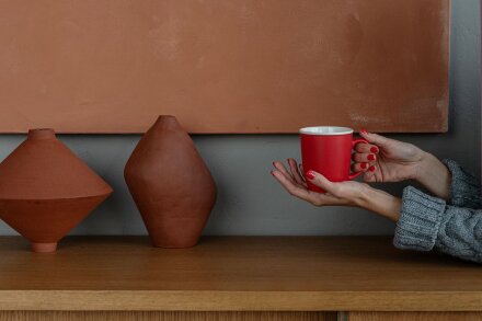 Кружка Doppel, красная Кружка Doppel, красная