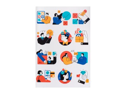 Стикерпак, А4 Стикерпак, А4