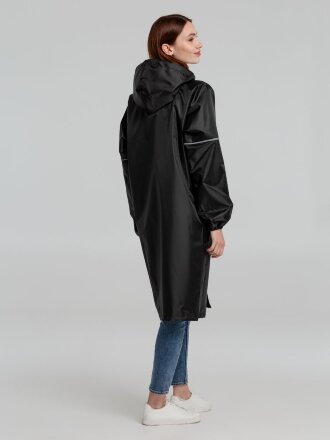 Дождевик со светоотражающими элементами Rainman Blink, черный Дождевик со светоотражающими элементами Rainman Blink, черный