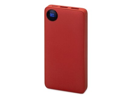Внешний аккумулятор с дисплеем Mild, 10 000 mAh, красный Внешний аккумулятор с дисплеем Mild, 10 000 mAh, красный