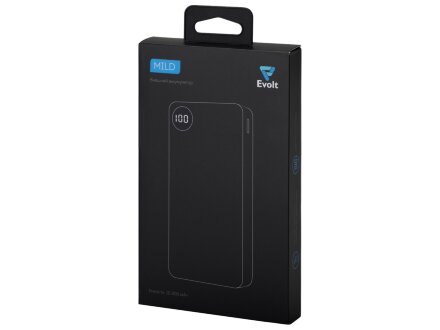 Внешний аккумулятор с дисплеем Mild, 10 000 mAh, красный Внешний аккумулятор с дисплеем Mild, 10 000 mAh, красный