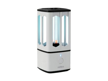 Портативная лампа бактерицидная ультрафиолетовая Rombica Sterilizer B1, белый/черный Портативная лампа бактерицидная ультрафиолетовая Rombica Sterilizer B1, белый/черный