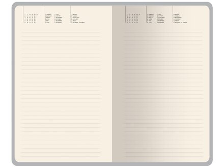 Ежедневник недатированный А5 Valencia, темно-синий