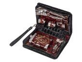 Набор Дорожный на 4 персоны в барсетке с худ. выжиганием Набор Дорожный на 4 персоны в барсетке с худ. выжиганием