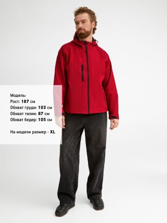 Куртка мужская с капюшоном Replay Men 340, красная