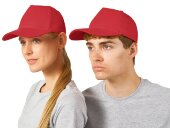 Бейсболка New York 5-ти панельная, красный Бейсболка New York 5-ти панельная, красный