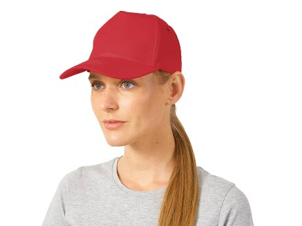 Бейсболка New York 5-ти панельная, красный Бейсболка New York 5-ти панельная, красный