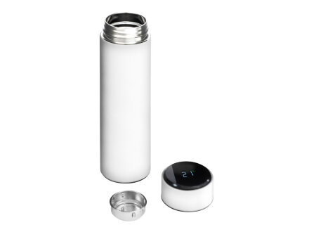Вакуумный термос Module X с индикатором температуры, 500 мл, белый Вакуумный термос Module X с индикатором температуры, 500 мл, белый