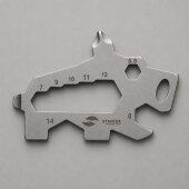 Мини-мультитул карманный Stinger, 61 x 35 мм, 5 функций, кабан, нержавеющая сталь, серебристый, в блистере Мини-мультитул карманный Stinger, 61 x 35 мм, 5 функций, кабан, нержавеющая сталь, серебристый, в блистере