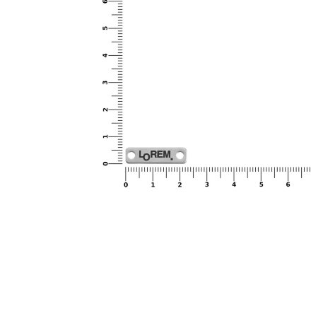 Шильдик металлический Alfa Liten, серебристый Шильдик металлический Alfa Liten, серебристый