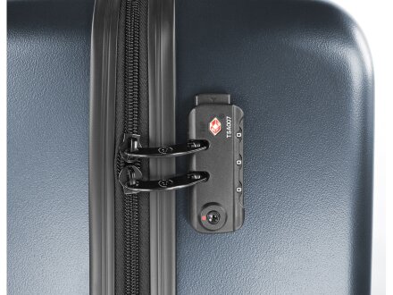 Чемодан BUGATTI Kallisto, синий, АБС-пластик, 50,5х30,5х74 см, 100 л Чемодан BUGATTI Kallisto, синий, АБС-пластик, 50,5х30,5х74 см, 100 л