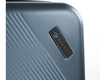 Чемодан BUGATTI Kallisto, синий, АБС-пластик, 50,5х30,5х74 см, 100 л Чемодан BUGATTI Kallisto, синий, АБС-пластик, 50,5х30,5х74 см, 100 л