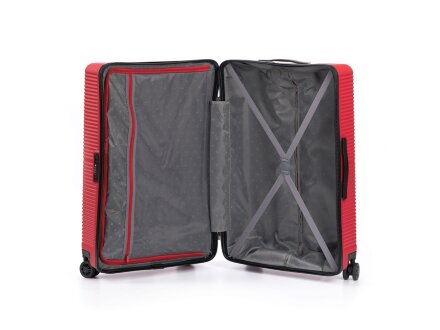 Чемодан TORBER Elton, красный, ABS-пластик, 47 х 32 х 78 см, 96 л Чемодан TORBER Elton, красный, ABS-пластик, 47 х 32 х 78 см, 96 л