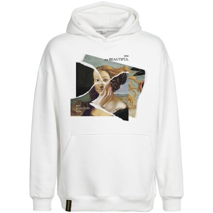 Худи You Are Beautiful, молочно-белое Худи You Are Beautiful, молочно-белое