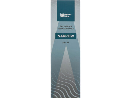 Термобутылка Narrow с вакуумной медной изоляцией, 500 мл, серебристый (Р)