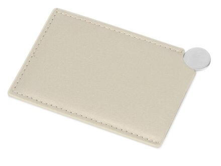 Зеркало в чехле Style, серебристый/бежевый (Р)