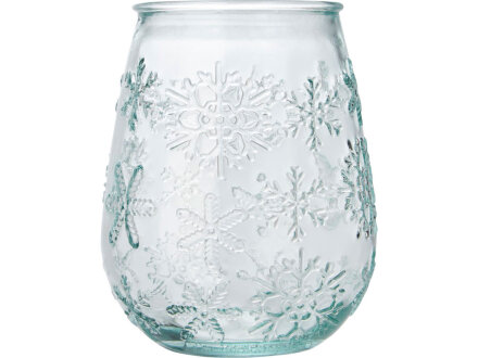 Подставка для чайной свечи Faro из переработанного стекла, прозрачный Подставка для чайной свечи Faro из переработанного стекла, прозрачный