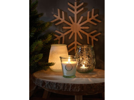 Подставка для чайной свечи Faro из переработанного стекла, прозрачный Подставка для чайной свечи Faro из переработанного стекла, прозрачный