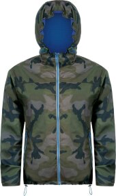 Ветровка Skate, камуфляж с синим Ветровка Skate, камуфляж с синим