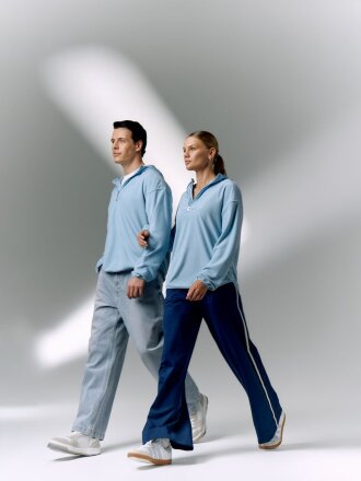 Анорак флисовый унисекс Fliska, голубой Анорак флисовый унисекс Fliska, голубой