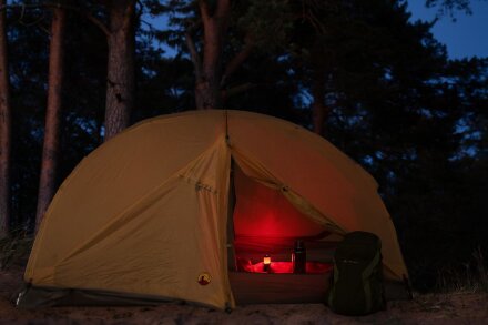 Кемпинговый фонарь Fyrtorn, серый с черным Кемпинговый фонарь Fyrtorn, серый с черным