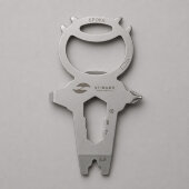 Мини-мультитул карманный Stinger, 68 x 41 мм, 7 функций, космонавт, нержавеющая сталь, серебристый, в блистере Мини-мультитул карманный Stinger, 68 x 41 мм, 7 функций, космонавт, нержавеющая сталь, серебристый, в блистере