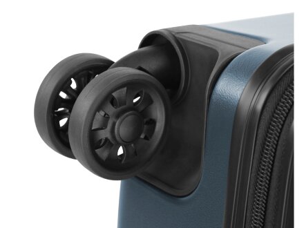 Чемодан BUGATTI Kallisto, синий, АБС-пластик, 44,5х26х63,5 см, 65 л Чемодан BUGATTI Kallisto, синий, АБС-пластик, 44,5х26х63,5 см, 65 л