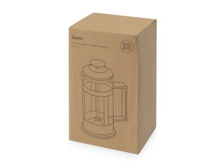 Пластиковый френч-пресс Savor, 350 мл, синий Пластиковый френч-пресс Savor, 350 мл, синий