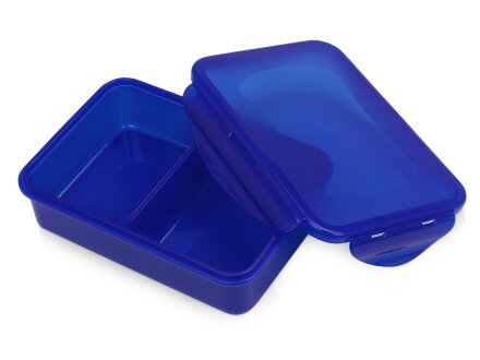 Герметичный ланч-бокс Foody с двумя секциями, 650мл, синий Герметичный ланч-бокс Foody с двумя секциями, 650мл, синий