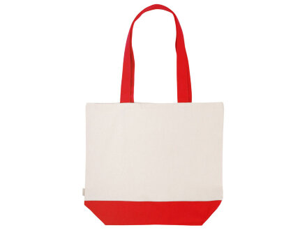Сумка для шоппинга Cotton из переработанного хлопка 280 г, красный