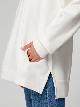 Худи оверсайз унисекс Tolla, молочное Худи оверсайз унисекс Tolla, молочное
