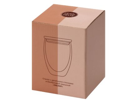 Стакан Valday с двойными стекнами и бамбуковой крышкой, 350 мл Стакан Valday с двойными стекнами и бамбуковой крышкой, 350 мл