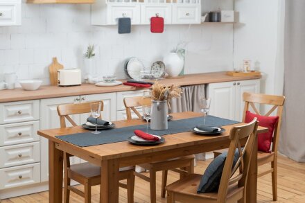 Дорожка сервировочная Settle In, темно-серая Дорожка сервировочная Settle In, темно-серая