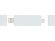 Mulan Двойной USB 2.0-хаб, белый
