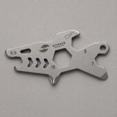 Мини-мультитул карманный Stinger, 60 x 31 мм, 5 функций, акула, нержавеющая сталь, серебристый, в блистере Мини-мультитул карманный Stinger, 60 x 31 мм, 5 функций, акула, нержавеющая сталь, серебристый, в блистере
