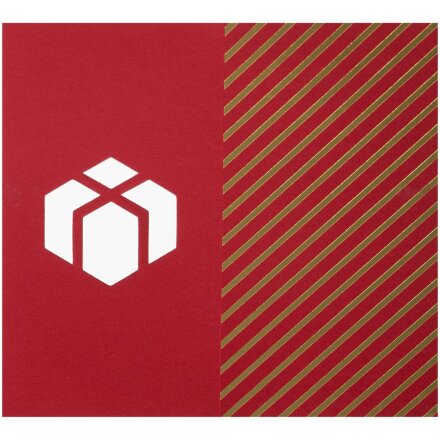 Открытка Season's Greetings, с изображением подарка Открытка Season's Greetings, с изображением подарка