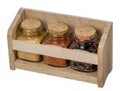 Набор Delicio из трех специй в подставке из бука Набор Delicio из трех специй в подставке из бука