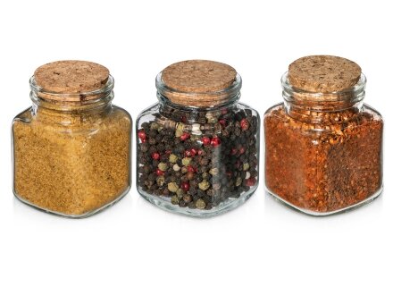 Набор Delicio из трех специй в подставке из бука Набор Delicio из трех специй в подставке из бука