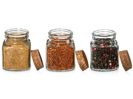 Набор Delicio из трех специй в подставке из бука Набор Delicio из трех специй в подставке из бука