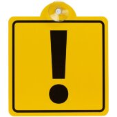 Знак автомобильный на присоске «Начинающий водитель» Знак автомобильный на присоске «Начинающий водитель»