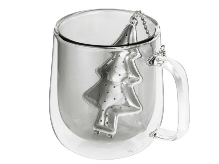 Набор Bergamot: кружка и ситечко для чая, черный Набор Bergamot: кружка и ситечко для чая, черный