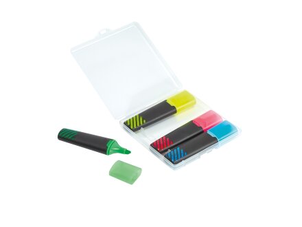 Набор жидких текстовых выделителей LIQEO HIGHLIGHTER 4er SET, цвета текстовых выделителей: желтый, Набор жидких текстовых выделителей LIQEO HIGHLIGHTER 4er SET, цвета текстовых выделителей: желтый,