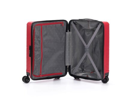 Чемодан TORBER Elton, красный, ABS-пластик, 38 х 24 х 54 см, 35 л Чемодан TORBER Elton, красный, ABS-пластик, 38 х 24 х 54 см, 35 л