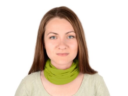 Мультифункциональная бандана Farbe, зеленое яблоко Мультифункциональная бандана Farbe, зеленое яблоко