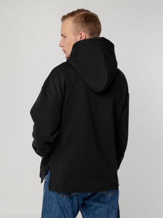 Худи оверсайз унисекс Tolla, черное Худи оверсайз унисекс Tolla, черное