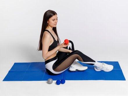 Массажный мяч для MФР Relaxify, красный Массажный мяч для MФР Relaxify, красный