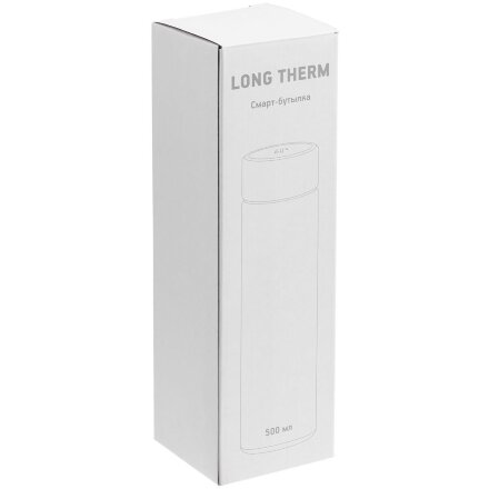 Смарт-бутылка с заменяемой батарейкой Long Therm, красная Смарт-бутылка с заменяемой батарейкой Long Therm, красная