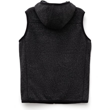 Жилет с капюшоном унисекс Gotland, черный Жилет с капюшоном унисекс Gotland, черный