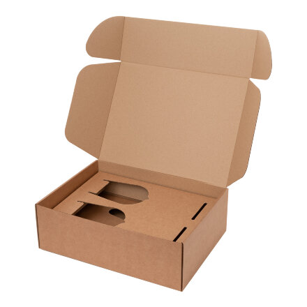 Доп. ложемент под 2 бокала для вина (для рифленого стекла) в среднюю универсальную коробку (арт. 21002.020)