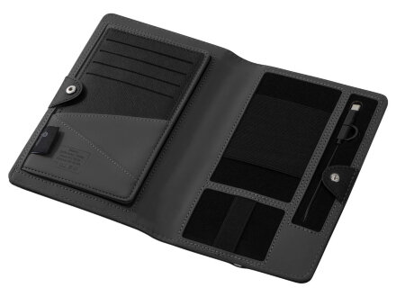 Органайзер с функцией беспроводной зарядки Manner, 5000 mah, черный Органайзер с функцией беспроводной зарядки Manner, 5000 mah, черный